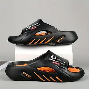 UnisexSlides,ThickSole,OutdoorBeachSportSandals,LargeSizeSlip-OnShoes,ComfortableSlip-ResistantSlippers