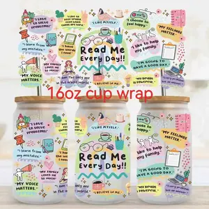 cup wrap pen wrap decals 16oz for glasses cup