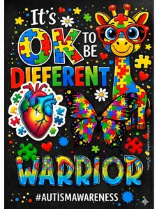 Autism - It's Ok To Be Different Kindle Insert