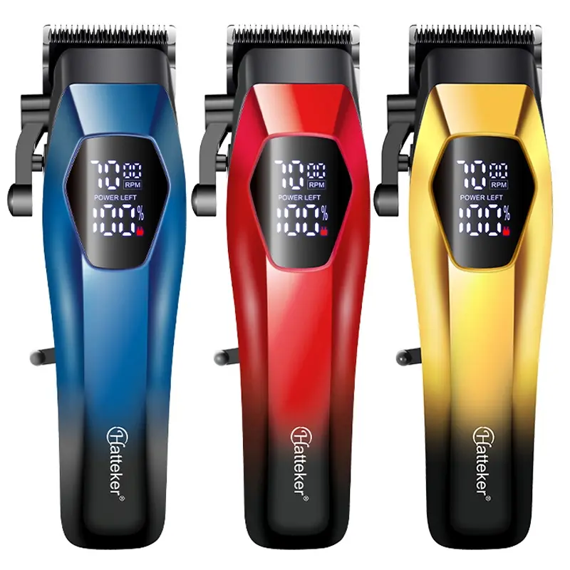 Cordless Hair Clipper, Professional Barber Clipper Kit,Rechargeable Hair Trimmer Beard Trimmer for Men,Hair Cutting Tools