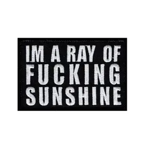 I'm A RAY of F@CKING Sunshine Iron on Sew on Patch (3.0 X 2.0 - RP1)
