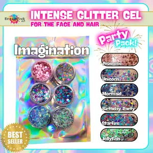 Imagination Party Pack - Intense Glitter Gel