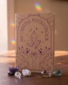 Crystal Journal & Notebook – Crystal Meanings & Healing Guide