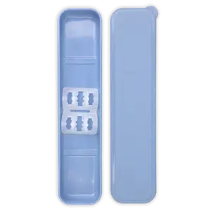 Reusable Plastic Travel Case (Blue)