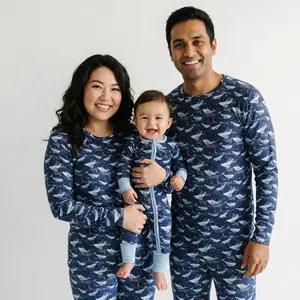 Unisex Adult Bamboo Pajama-Set Ocean Lullaby