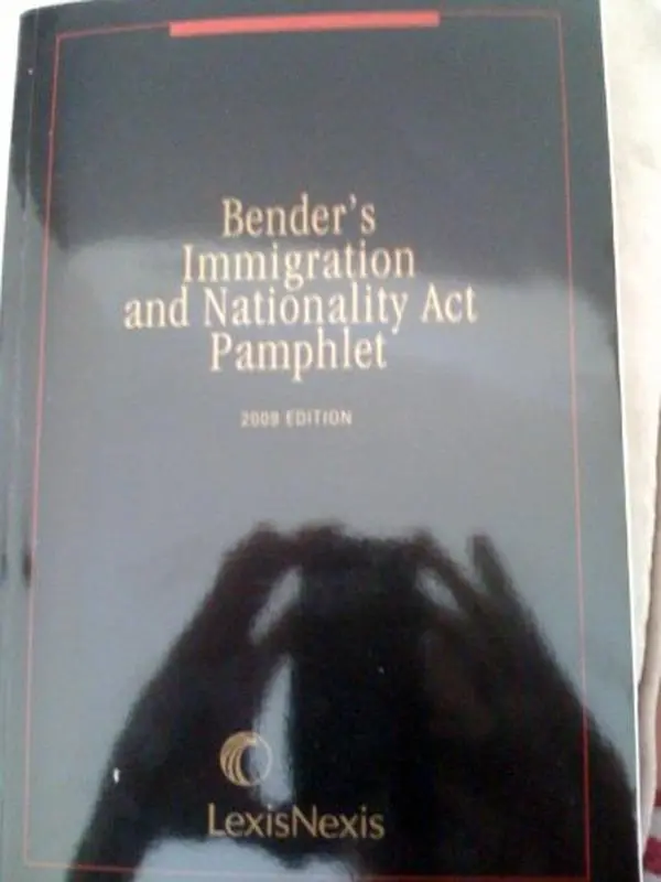 USED-BENDER'S IMMIGRATION+NATIONALI by Anonymous (Paperback)
