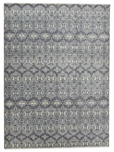 Artisan Samara Grey Transitional Knotted Rug