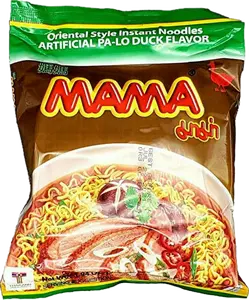 Mama Oriental Style Instant Noodles Pa-Lo Duck Flavor 1.94 oz 5 Pack Thai President Food Pubkic Company Limited