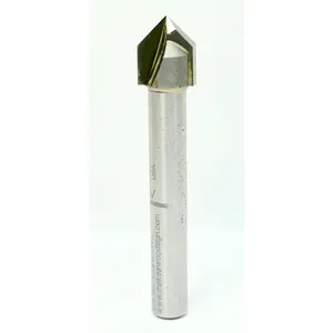 90° x 3/8" Cutting Diameter Carbide Router Bit