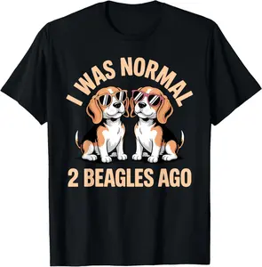 100% Cotton Cool Beagle Design for Men Women Dog Themed Beagle Lovers T-Shirt