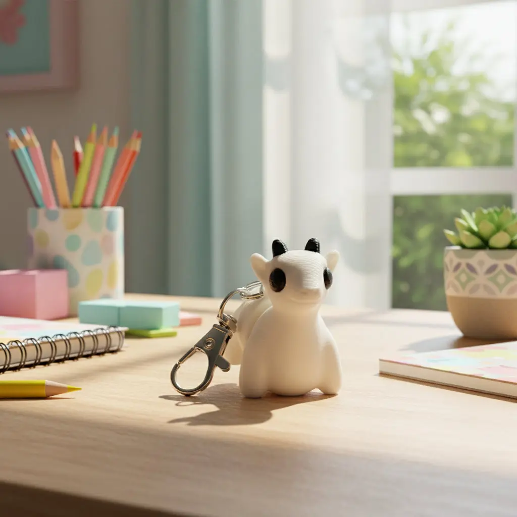 Baby Goat Keychain