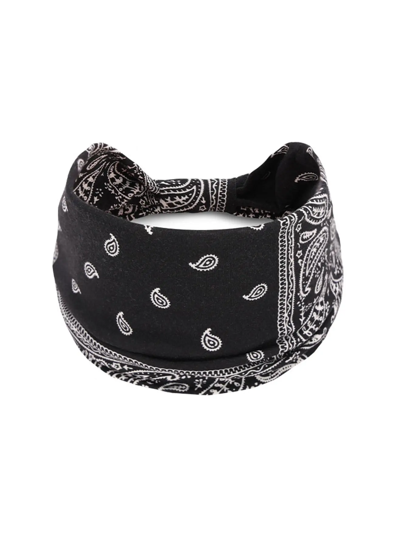 Bohemian Style Paisley Print Headband, Non-slip Wide and Tall Elastic Adjustable Zigzag Headband, Elastic Headbands, 2024 Summer Women's Carnival Girls Hair Accessories