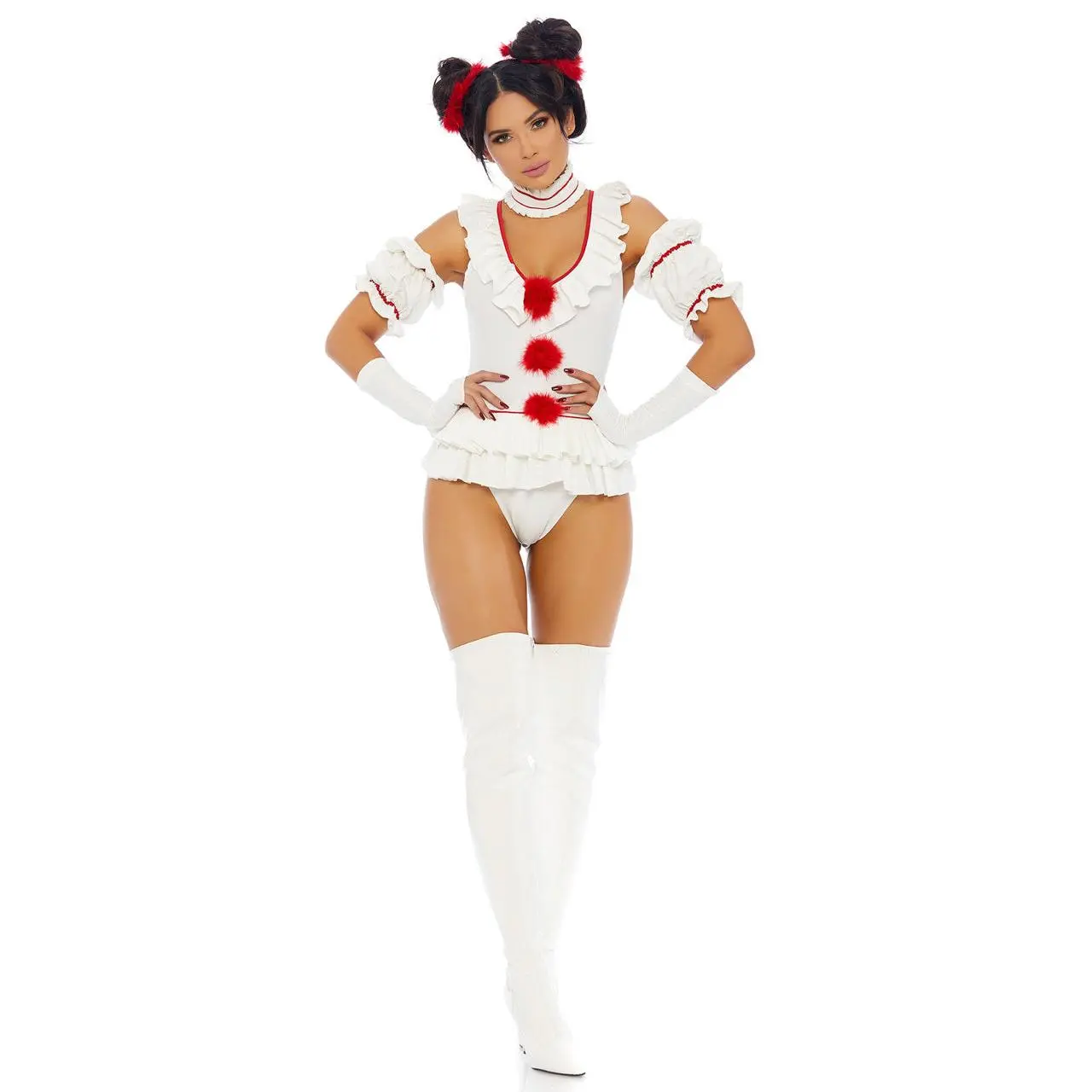 Plus Size Let's Play a Game Movie Clown Costume