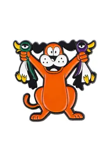 Cute Animal Badge Pin, Unique Brooch for Men Women Daily Wear, Personalized Party Accessory, All Season Fashion Decoration, Durable Metal Pins