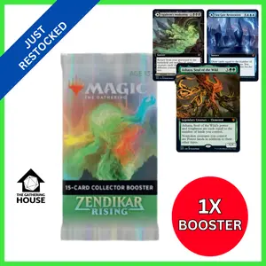 1X or 3X Bundle Zendikar Rising - Collector Booster Pack - (ZNR) MTG - Magic the Gathering