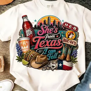 She's From Texas I Can Tell T-shirt, Texas T-shirt, Texas Love T-shirt, She's From Texas I Can Tell Shirt T-shirt, Texas Shirt T-shirt, Trendy Texas Shirt T-shirt
