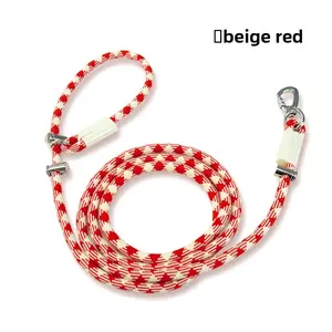 Hands-Free Crossbody Dog Leash with P-Collar, Adjustable Multifunctional Rope - Multi-Leash Double Leads for Dog Training & Walking