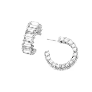 Chunky Baguette Hoop