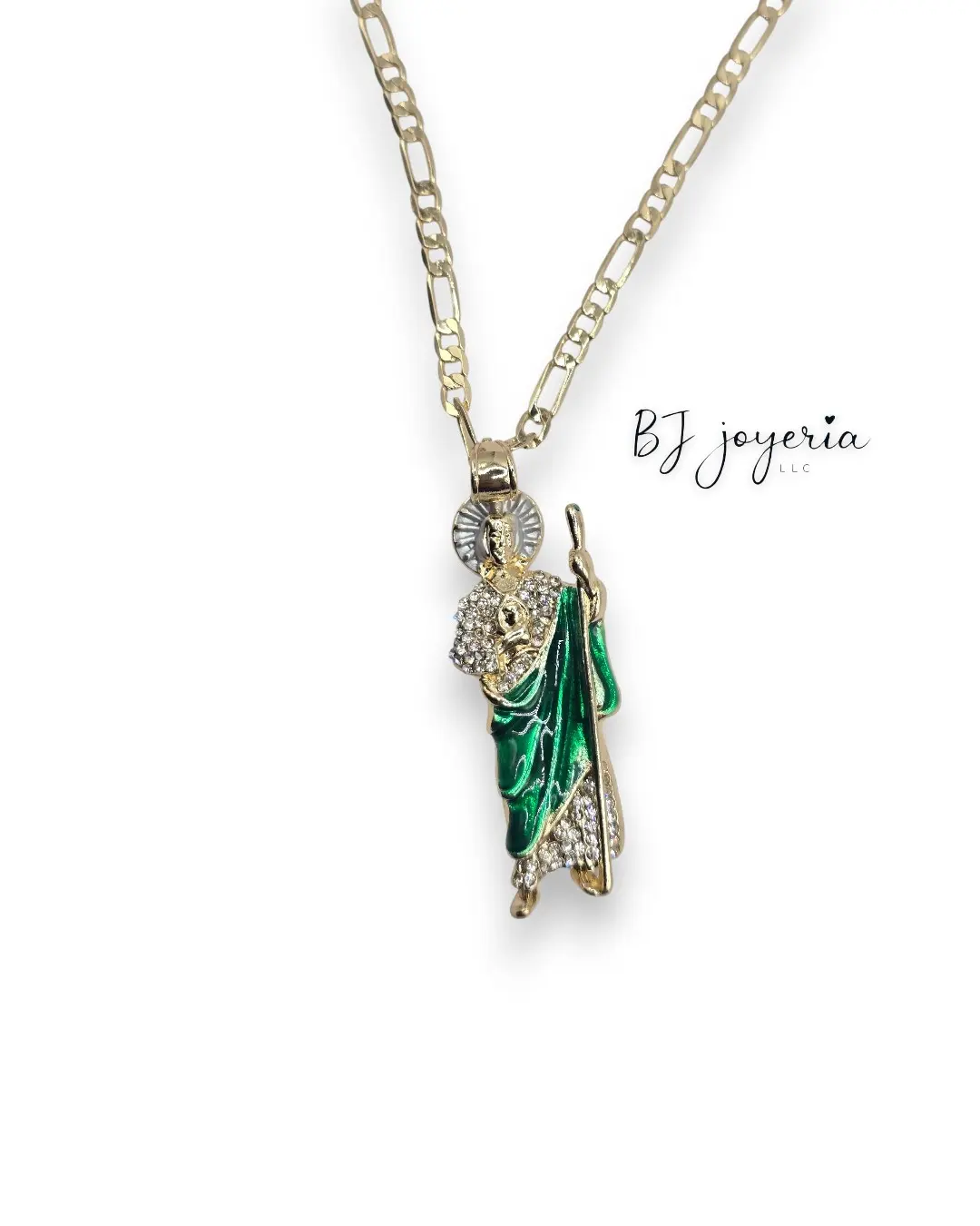 COPPER ST JUDE WITH CHAIN (0936)