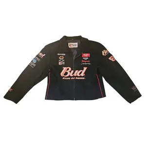 Vintage Chase Authentics BUD Dale Earnhardt Jr. Jacket Womens  NASCAR #8