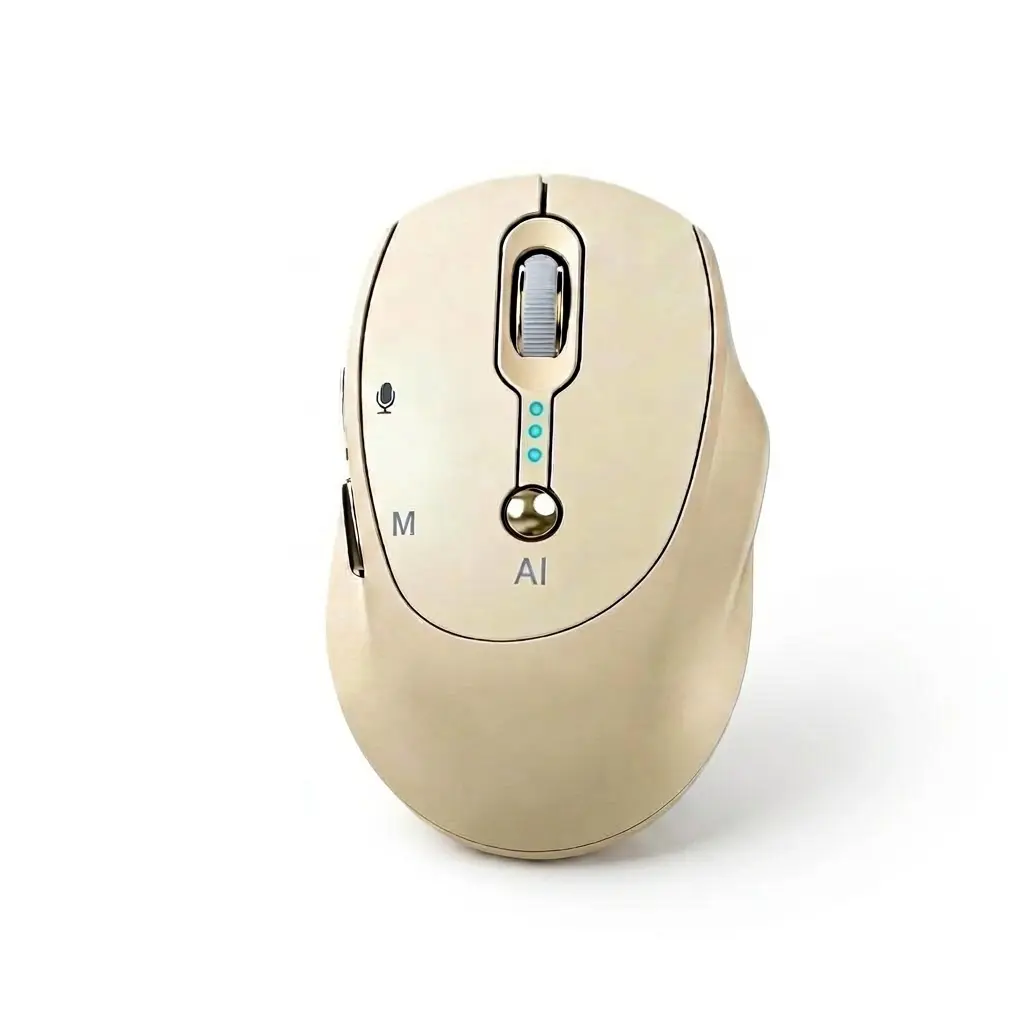 Nexus Tech M7 AI Smart Wireless Mouse, Voice to Text, AI Writing & Real-Time Translation, Bluetooth & 2.4G Rechargeable Silent Mouse for Work, Study, Home Office & Productivity