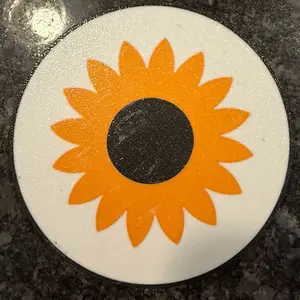 Flower Coaster Set, 4-Piece Decorative Drink Coasters for Home, Office Table Protection