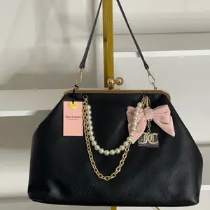 Juicy Couture Black Kisslock Clutch