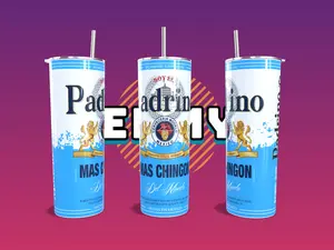 20 oz Tumbler Modelo Padrino mas Chingon