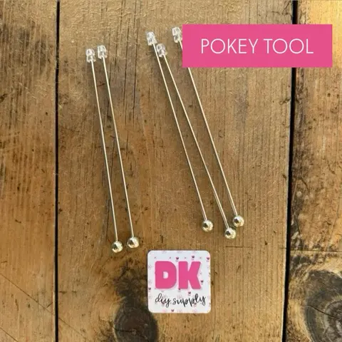 5pc Solid Manual Pokey Weeding Tool - 4.7in DIY Tool for Beading, Jewelry Making Projects, Easy Poking for Beading Enthusiasts, Beads Accessories