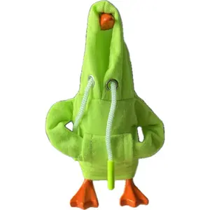 LIVOA Desk Goose Outfits – 7 Inch Mini Hoodie Clothes for Desktop Goose Statue – Cute Fabric Costume Accessories for Tabletop Goose Figurines (Goose Not Included)