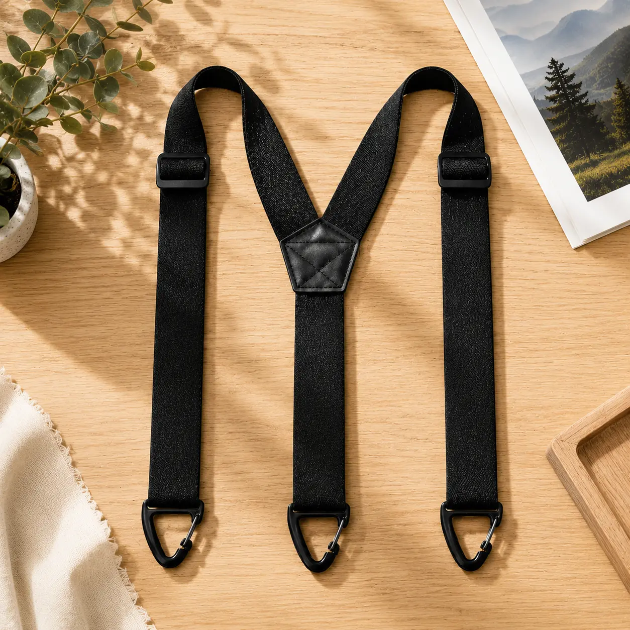 Hidden X-Back Suspenders for Men & Women – 1.5" Wide Under-Clothing Work Suspenders with 3 Snap Loops, Comfortable All-Day Support outfits hidden suspender