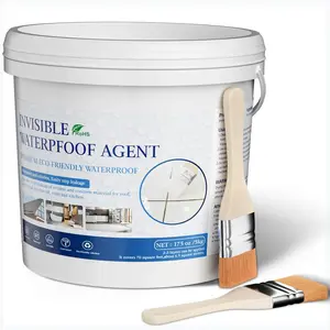 Transparent Waterproof Coating 175 Oz (5 KG), Invisible Waterproof Agent, Water-Based Repairing Leak Water Proof Glue, Indoor & Outdoor Liquid Sealant