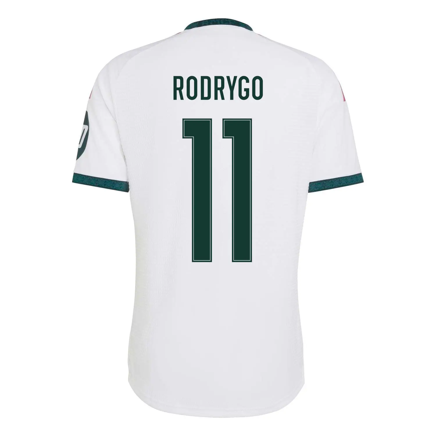 Rodrygo 11 Men's 2026/27 Home Soccer Jersey White Design, Custom Player Name Number Shirt