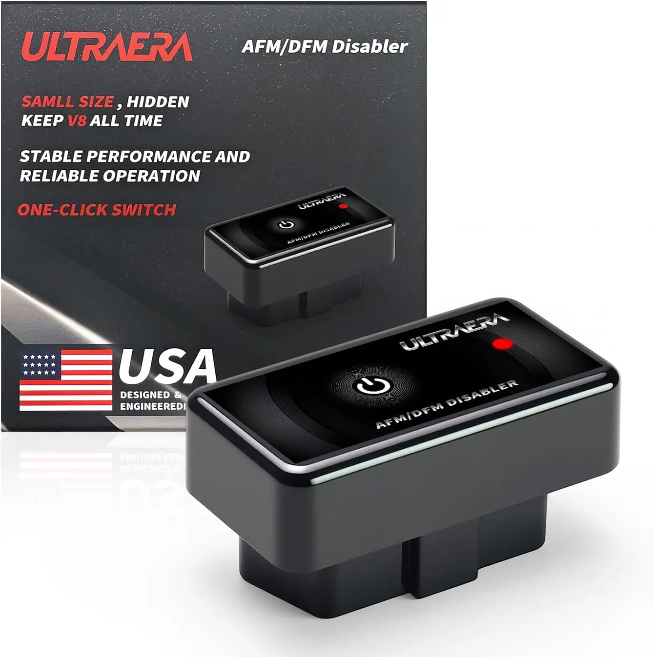 AFM Disabler 5.3 Silverado Active Fuel Management Delete AFM/DFM Disabler With ON | OFF Button Compatible with V6 & V8 GM Motors (Chevy GMC Sierra GMC Yukon Cadillac Escalade etc)4.3L 5.3L 6.0L 6.2L