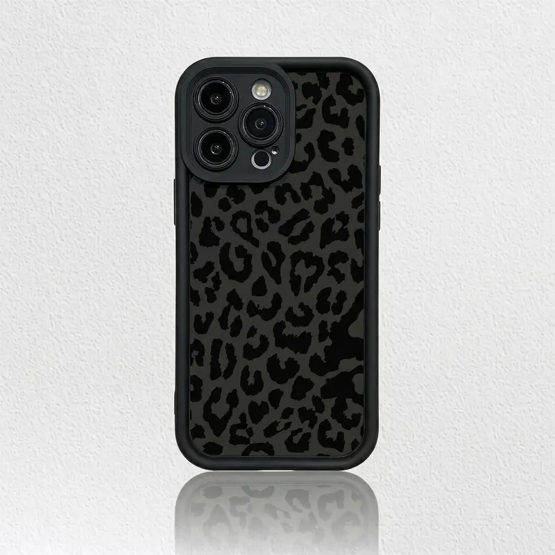 Luxury Trendy Leopard Print Phone Case Full Coverage Anti Drop Shockproof For iPhone 13-17 Pro Max Plus Y2K Street Fashion Gift For Men Women