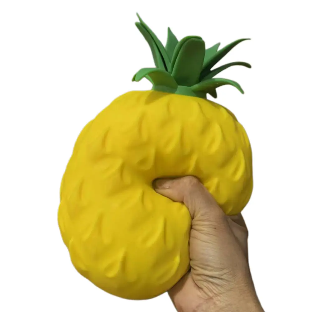 Squishy Jumbo Pineapple,Giant Pineapple Squishy Big Realistic Moldable Soft Squishys Slow Rising Stress Ball for Anxiety Stress Party Favors