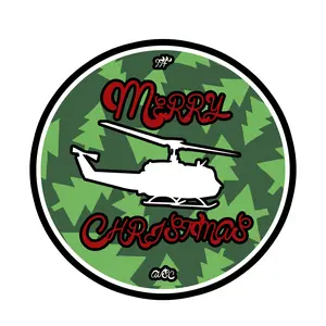 UH-1 Xmas Sticker