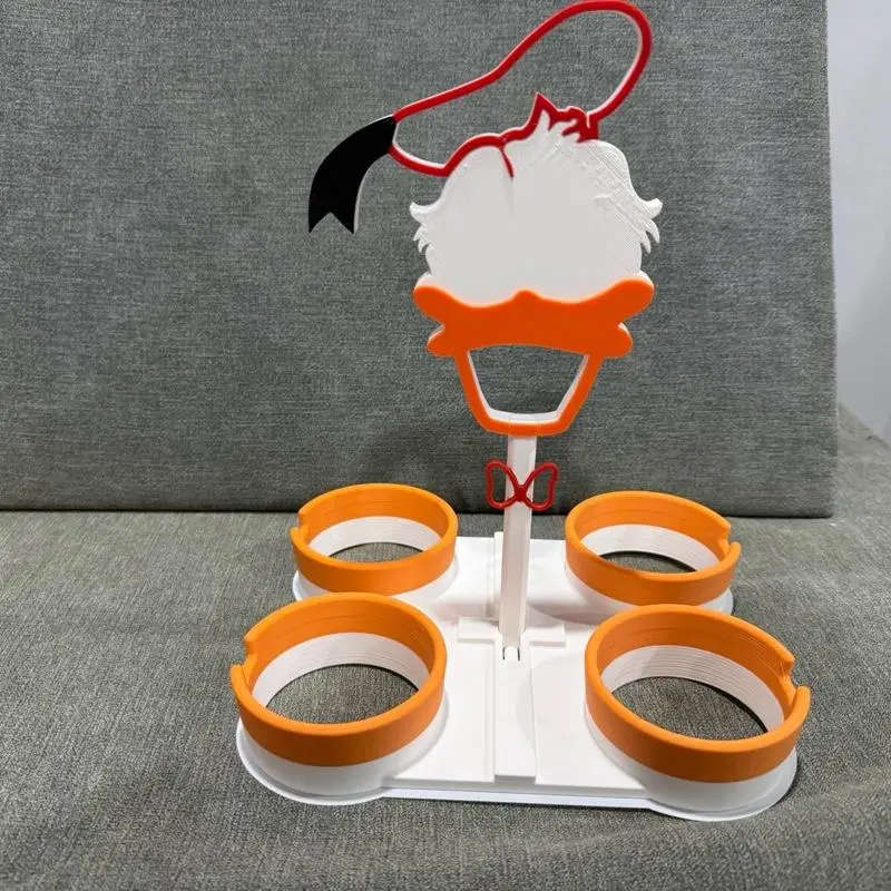 Donald-Inspired Drinkware Mug Carrier, 2/4/6-Cup Capacity