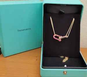 Pre-owned Tiffany & Co. Hardwear 18K Yellow Gold Large Double Chain Link Pendant Necklace with 1.44ct Rubies, 16.93" Chain, Limited Edition of 150 Worldwide