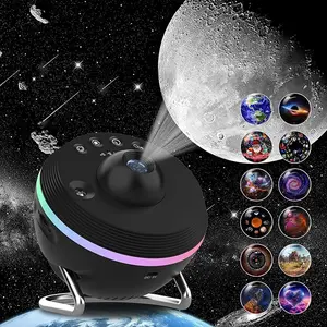 Galaxy Projector Night Light, 13 in 1 HD Planetarium Galaxy Projector for Bedroom, Star Projector Galaxy Light Projector with Timer, Meteor & 6 RGB Lighting Night Light for Kids Adults, Party Light/Home Decor