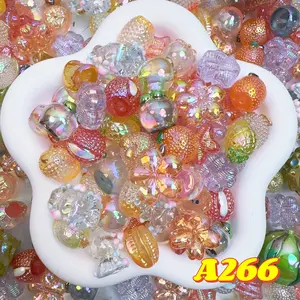 Rainbow-Daily New Arrivals |Acrylic Bead Mix for DIY Craft Beadable Pen Bracelets Phone Charms Necklaces Versatile Use