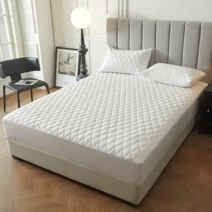 Classic Fitted Waterproof Mattress Protector Set – Diamond Quilting, 16" Deep Pocket, Breathable Microfiber – Includes Pillowcases, Machine Washable – Twin/Full/Queen/King for Home, Dorms & Hotels