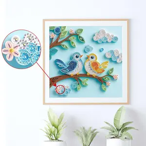 Cute Bird Pattern DIY Diamond Art Painting Kit without Frame, 5D Special Shape Diamond Art Kit for Beginners, DIY Handmade Craft for Home Wall Decor, Handcraft