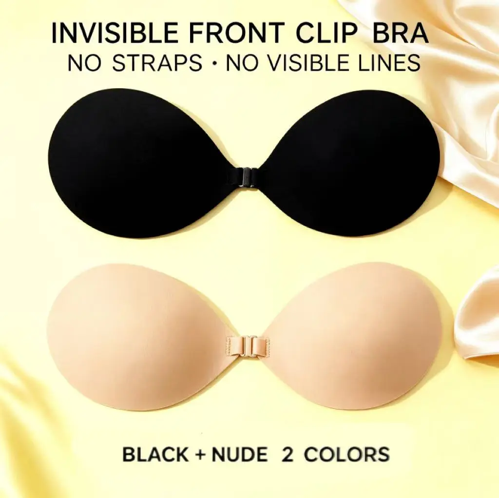 Women's Premium Silicone Flower-Design Push-Up Full-Cup Bra - Invisible, Sticky, Reusable, Comfortable Adhesive Underwear for Outdoor, Everyday Use, Push Up Bra