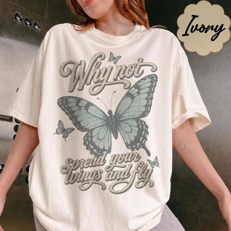 Vintage Hilary Duff Shirt Why Not Butterfly Comfort Colors Tee, Nostalgic Pop Culture Y2K Tee