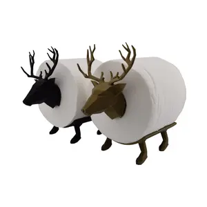 Majestic Stag Deer Toilet Paper Holder – Rustic Woodland Bathroom Decor, Functional & Fun