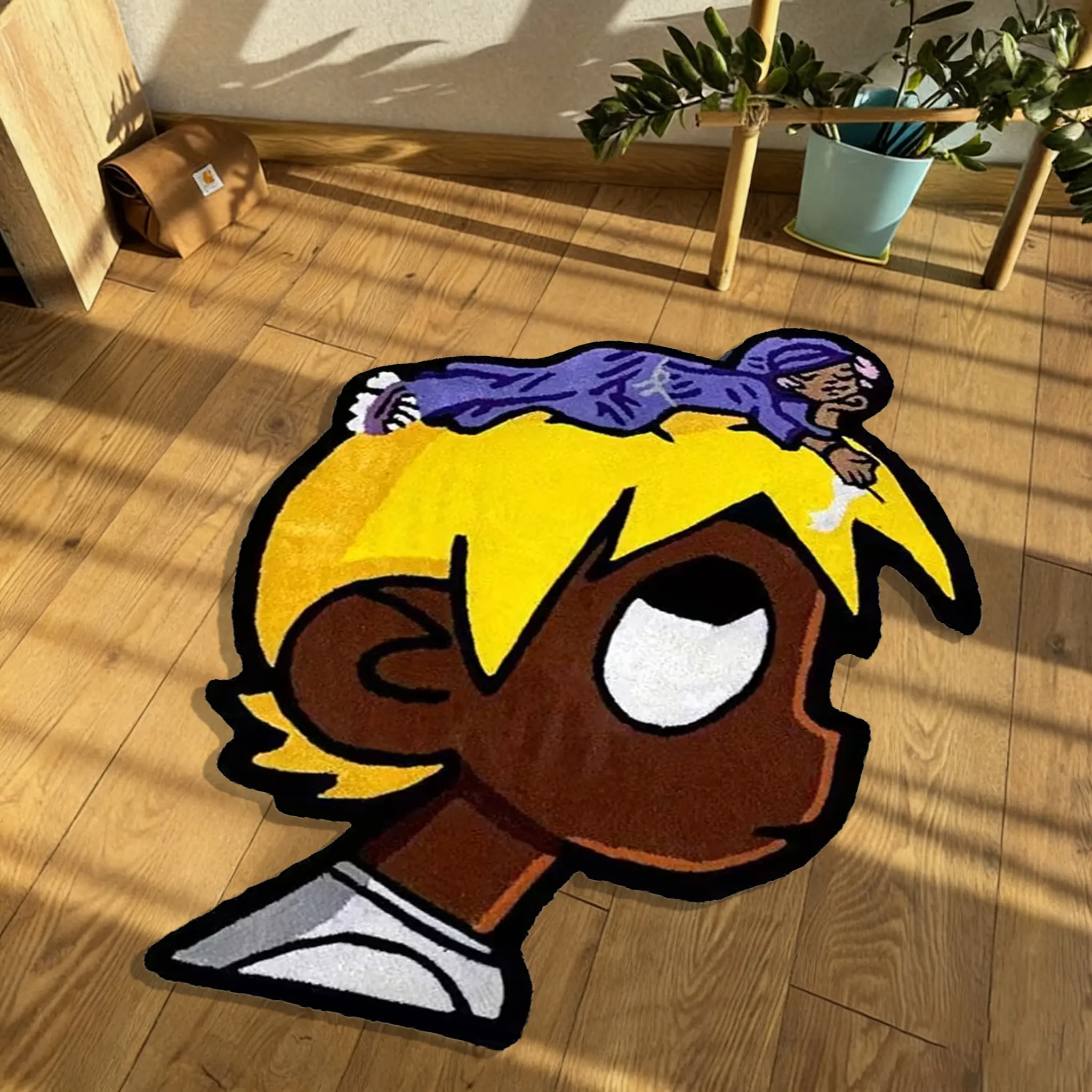 Lil uzi vertキャラクターデザインラグ リル・ウージーマットy2k 0eeb1e3837614054a75251e8ba02d1