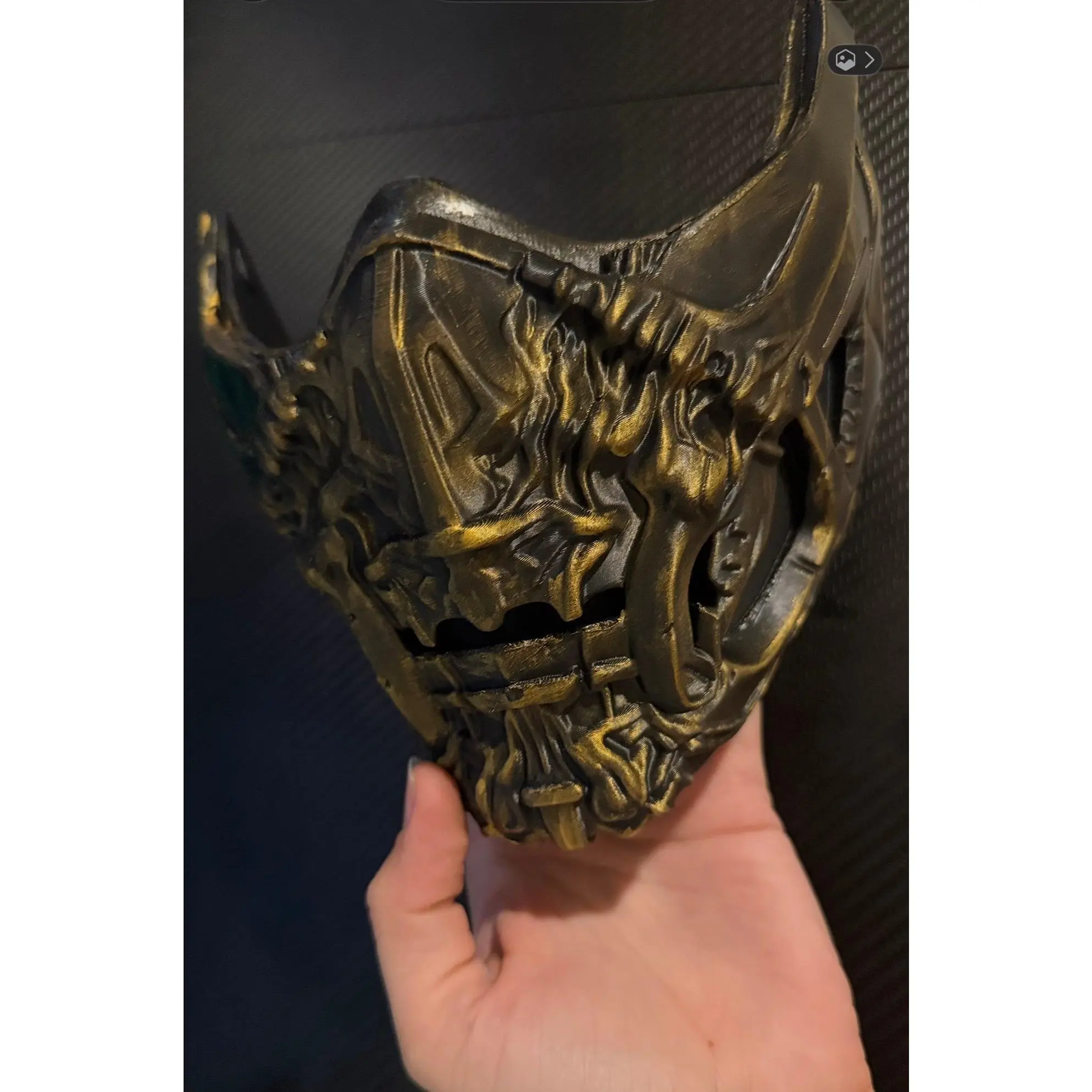 Scorpion Mask - Mortal Kombat 2 2026 Movie Cosplay Replica Set, Lightweight Halloween Party Mask & Accessories