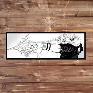 Sukuna Vinyl Sticker - Handmade JDM Slapper Sticker for Waterproof Window, Laptop, Kindle, and Water Bottle