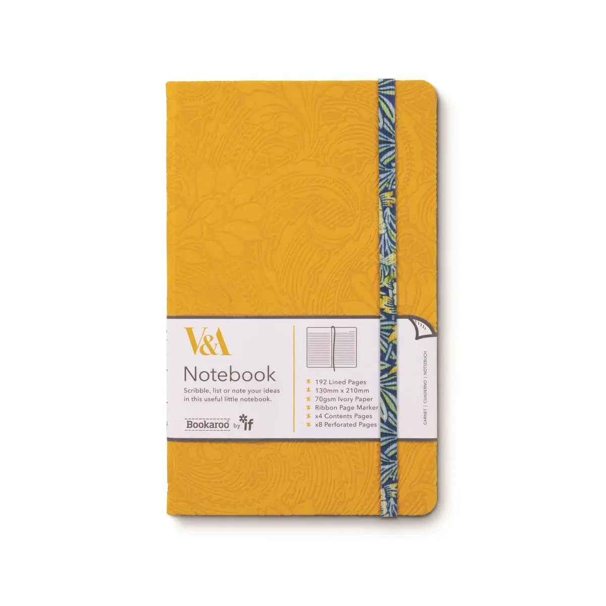 If USA  V & A Bookaroo Morris Notebook, Tulip & Willow